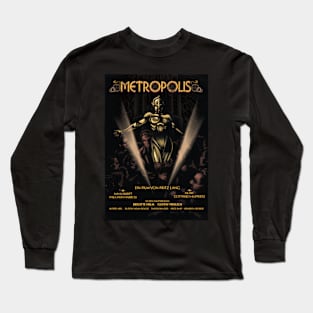 Metropolis alternative movie poster Long Sleeve T-Shirt